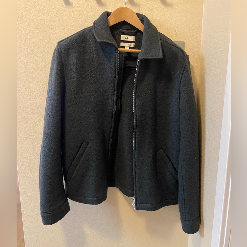 COS Dark Green wool jacket